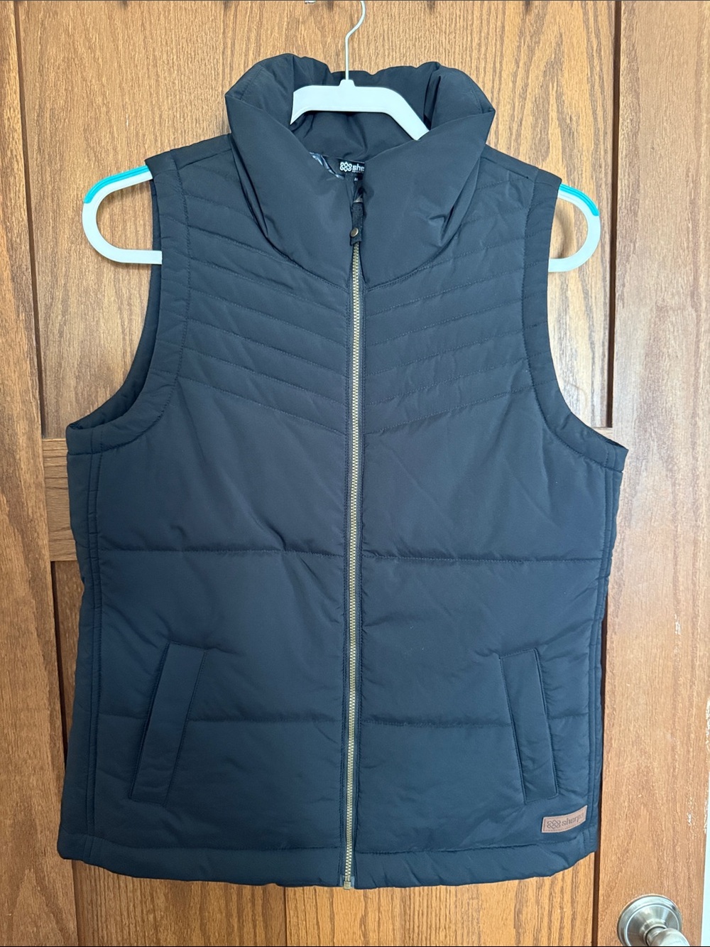 Sherpa Adventure Gear- Puffer Vest with Stand Collar - Black